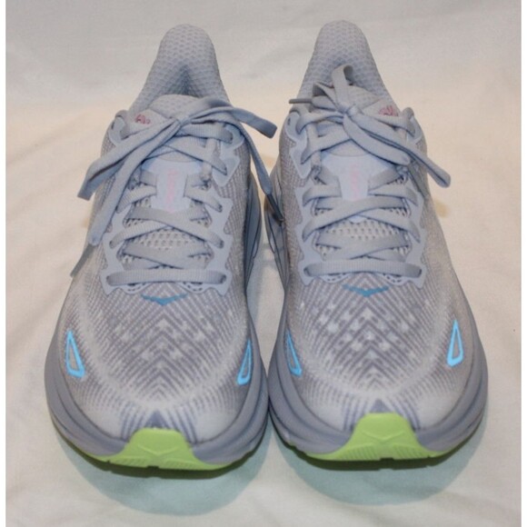 Hoka One‎ Women's Clifton 9 Running Athletic Sneakers GLLS NIB GRAY PINK - Picture 4 of 7